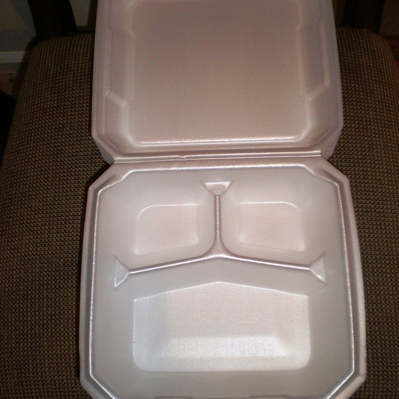 3-Compartment Take-Out Container